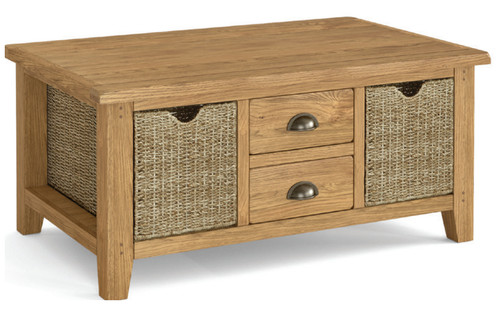 Oak large coffee table - coffee, –