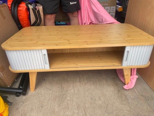 Coffee table grey wood - coffee,