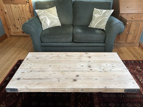 Handmade reclaimed wood coffee - reclaimed,