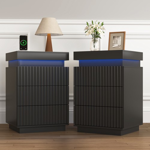 2pcs end table - table, c