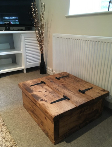 Square storage coffee - storage, table
