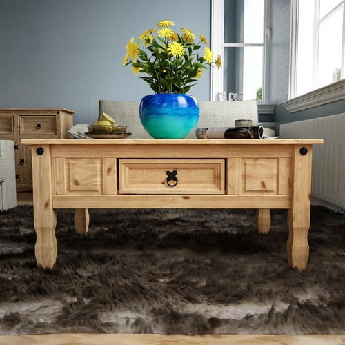 Coffee table pine - pine, drawer