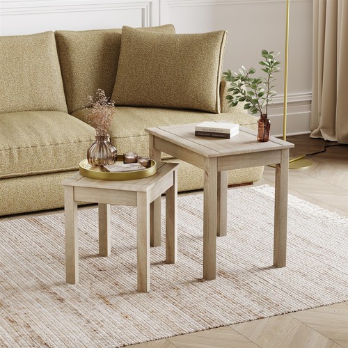 Nest tables solid - tables, pine