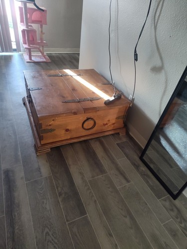 Real wooden coffee table - real,