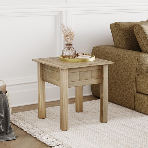 Solid wood side table - solid,