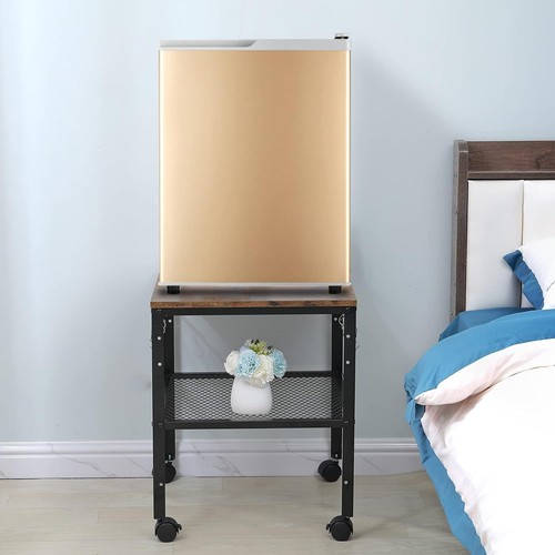 Rustic brown tier end - 2-tier,