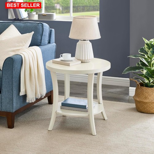 End table ivory - 23.3, round