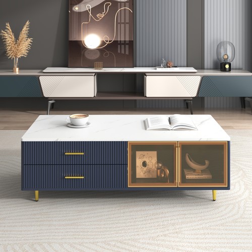 Modern navy blue - navy, mdf